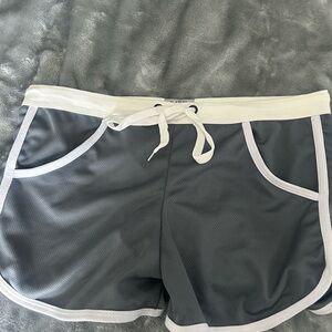 Gray Mens Athletic Shorts